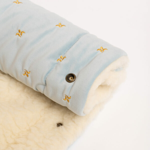 Merino Blanket - Sky blue, pet bed